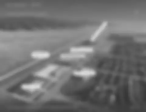 Retail corridor map page, blurred